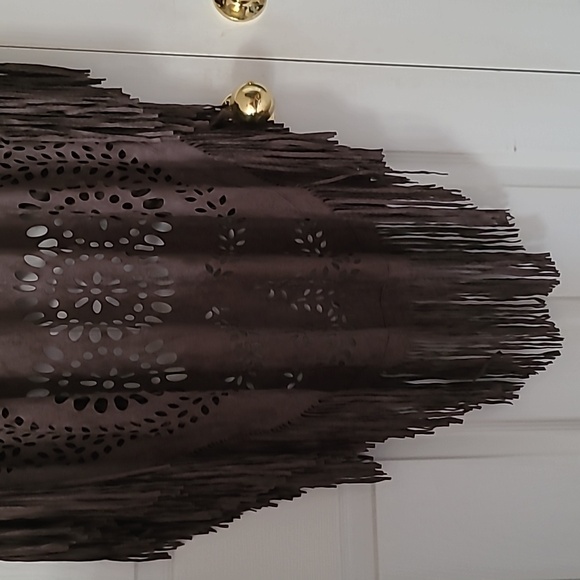 Vegan Suede Poncho - Picture 7 of 7